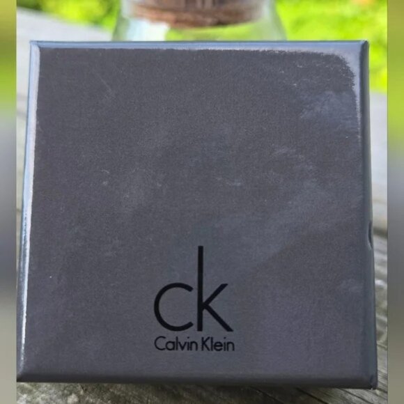 Calvin Klein Sterling Silver Fidget Spinning Ring with Box & Pouch NWT - Picture 6 of 8